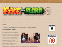 Tablet Screenshot of fireandflora.com